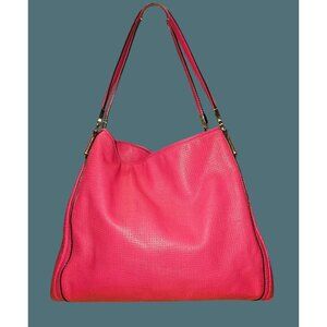Coach Leather Madison Phoebe Hot Pink/Fuschia Hobo Slouchy Shoulder Bag